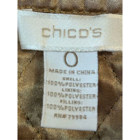 Chico’s Braided Cheetah Beitah RV Jacket Blazer size 0/Small (4932) - Picture 3 of 5